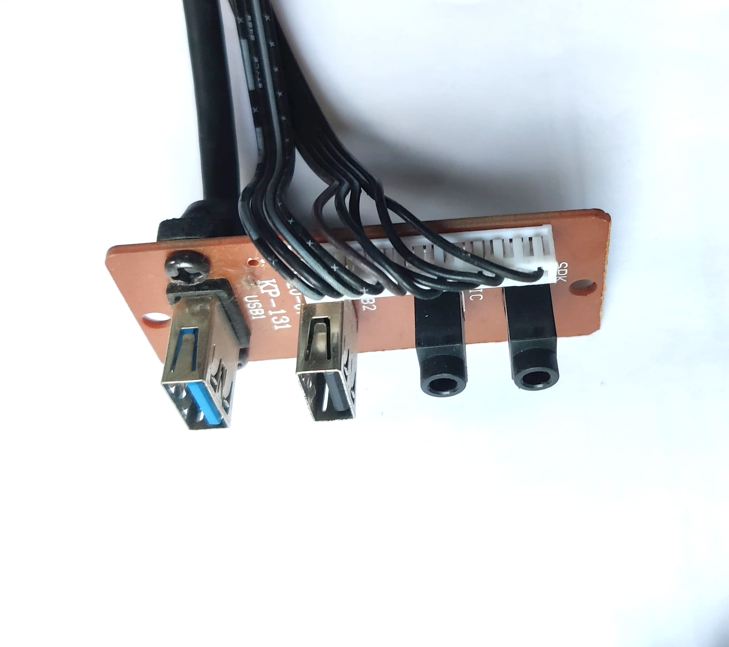USB 2.0+ 3.0 port chassis PC computer case audio front panel replace cable. 