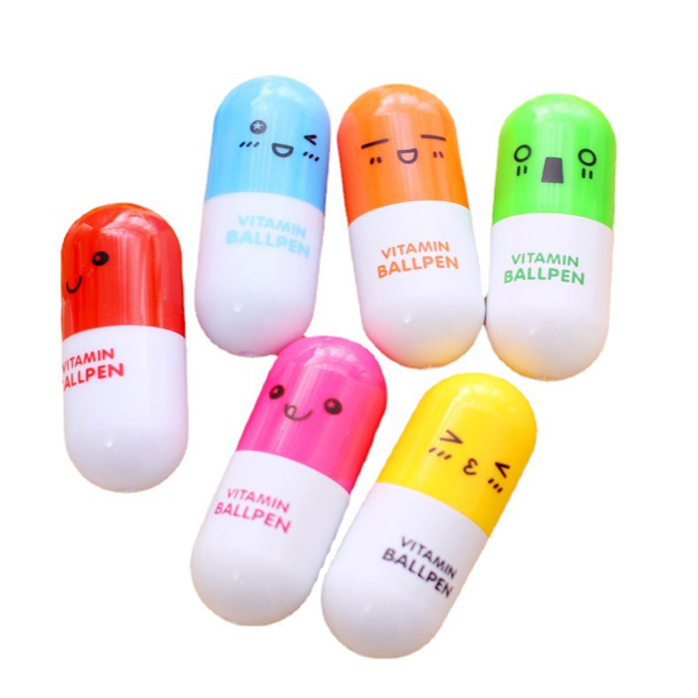 Cute Cartoon Retractable Office Accessories Stationery School Supplies Ballpoint Pen