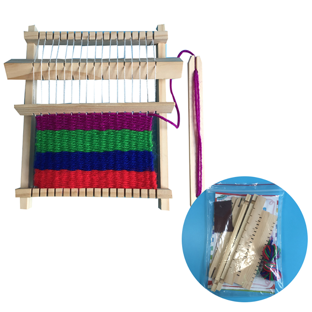 【3C VictoryEagle】Wooden Weaving Loom Intellectual Development Kids Toy