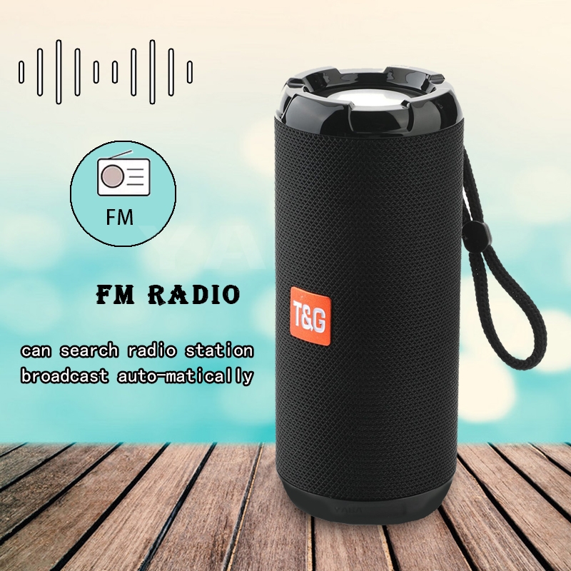 TyG TG621 Portable Waterproof 3D Stereo Wireless Speaker, Support FM Radio / TWS / TF Card. 