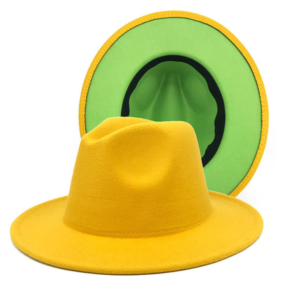 Hat fedoras hat lime green pink Panama 