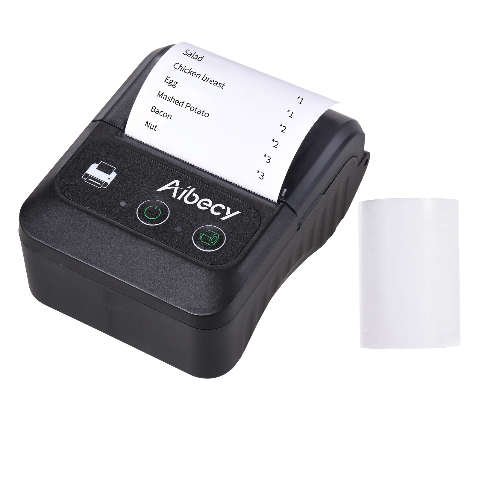 Aibecy Portable Wireless BT 58mm 2 Inch 