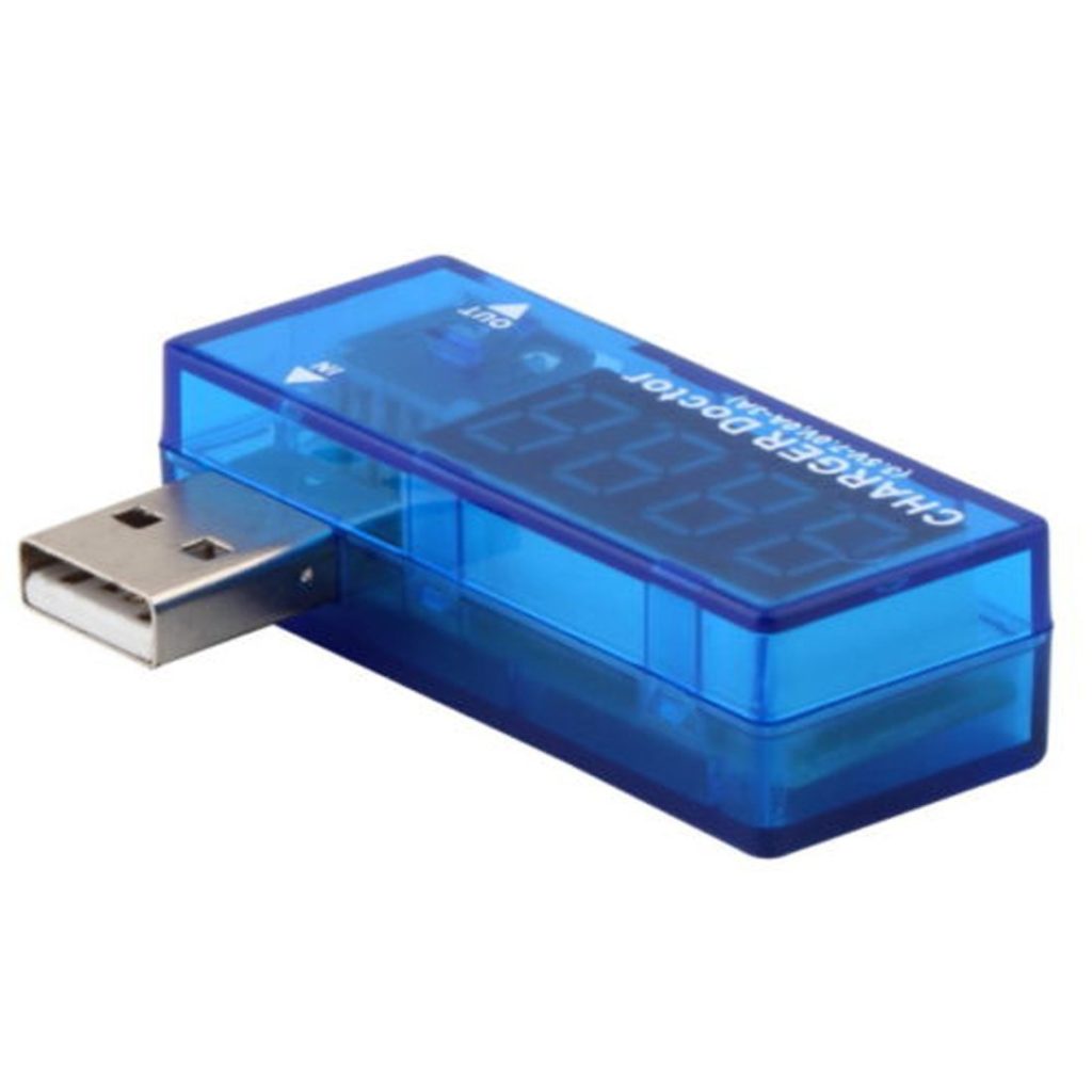 Charger Doctor USB Charger Doctor Power Meter Voltage Tester Current Monitor USB 3V-7V Volt 0-2.5A Amp Reader Multimeter LED Screen Portable Ampere Voltmeters Tester Voltmeter Ampere Meter Current Voltmeter Detector Tester. 
