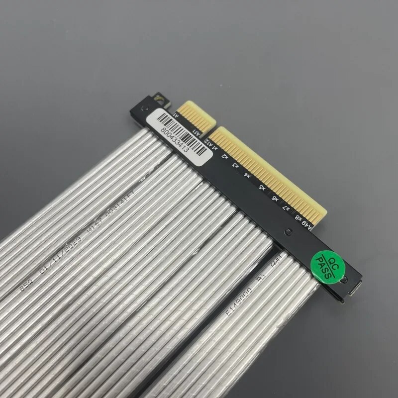 ADT-Link PCIe 4.0 x8 Jumper Cable K88 Male-to-Male Signal Swap Direct Extension TX-TX TX-RX Extenderl cable Factory Direct Sales. 