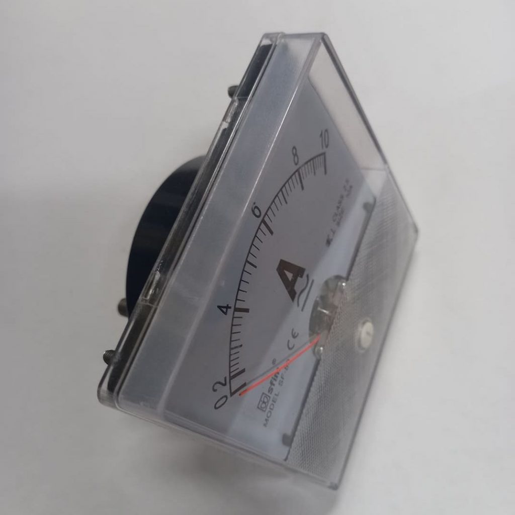 AMP Meter AC Analog Ampere Meter 0-10A Gauge Square Panel Current Amperemeter 10A Analog Panel Ammeter Current Meter SF-80 For AC 220V Line Powerpoints Switches & Savers. 