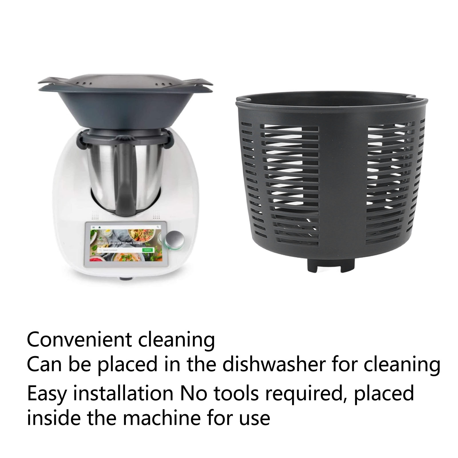 New Water Filter Basket Net Pot Food Mixer Blender Spare Parts for Vorwerk Thermomix TM5 TM6. 