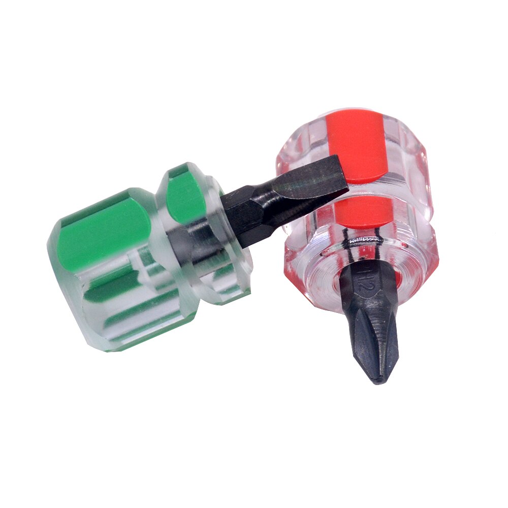 2 Pcs Cute Mini Phillips Screwdriver Set - Portable Small Radish Head Screwdriver Precision Clear Handle Repair Hand Tools - Screw Driver Set. 