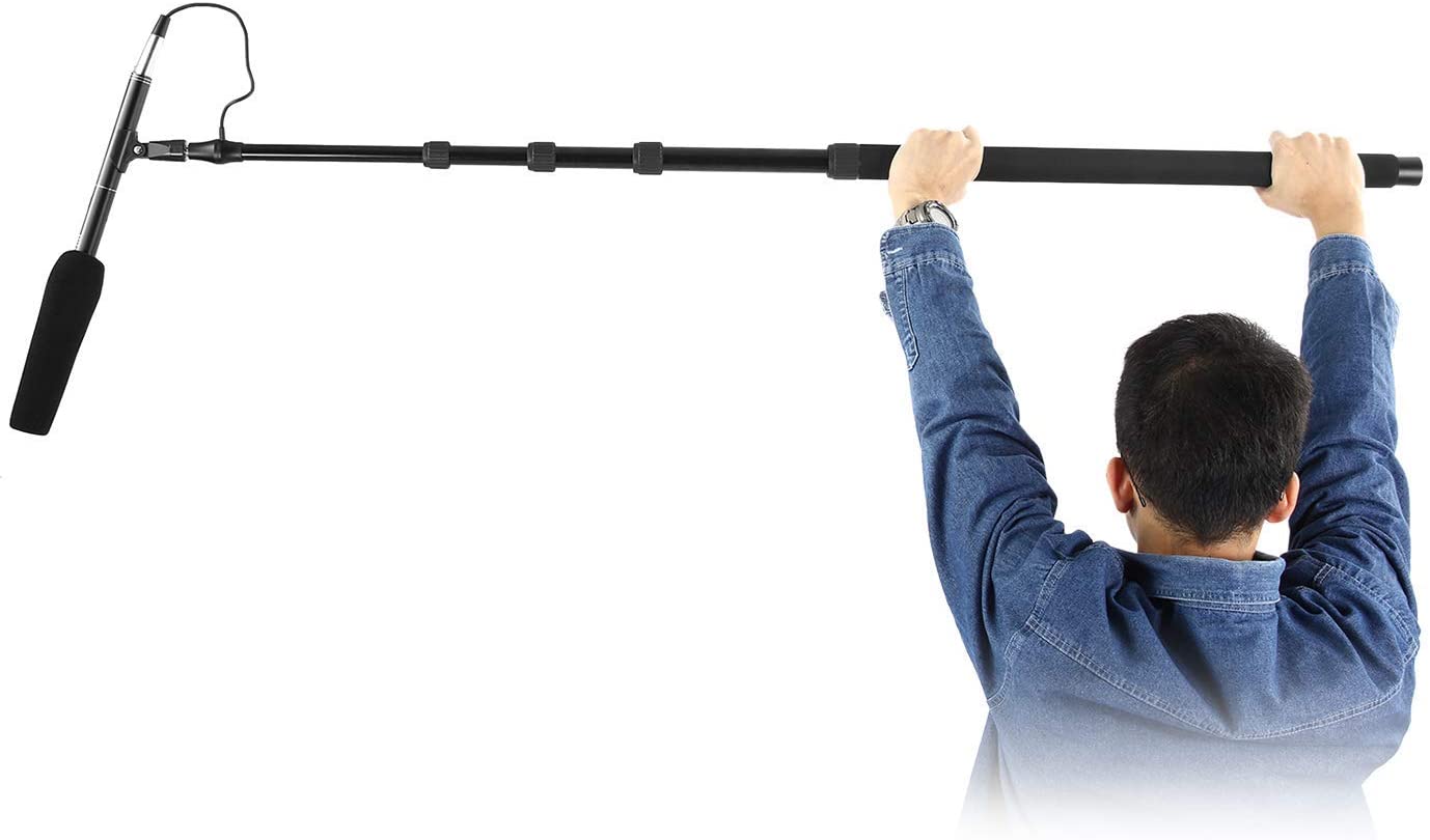 Camera Boom Stand For Microphone (Black)