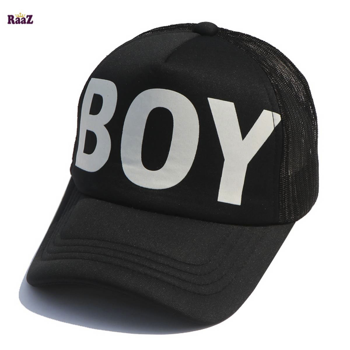 BOY_BLACK HALF NET CAP FOR MEN: Buy 