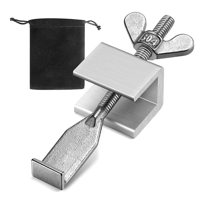 Upgraded Portable Door Lock, Heavy Duty Metal Door Locker for Extra Home Security, Adjustable Travel Door Security Easy Install