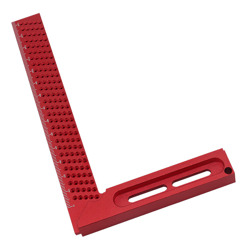 1 aluminum alloy woodworking square cross ruler precision T-ruler. 