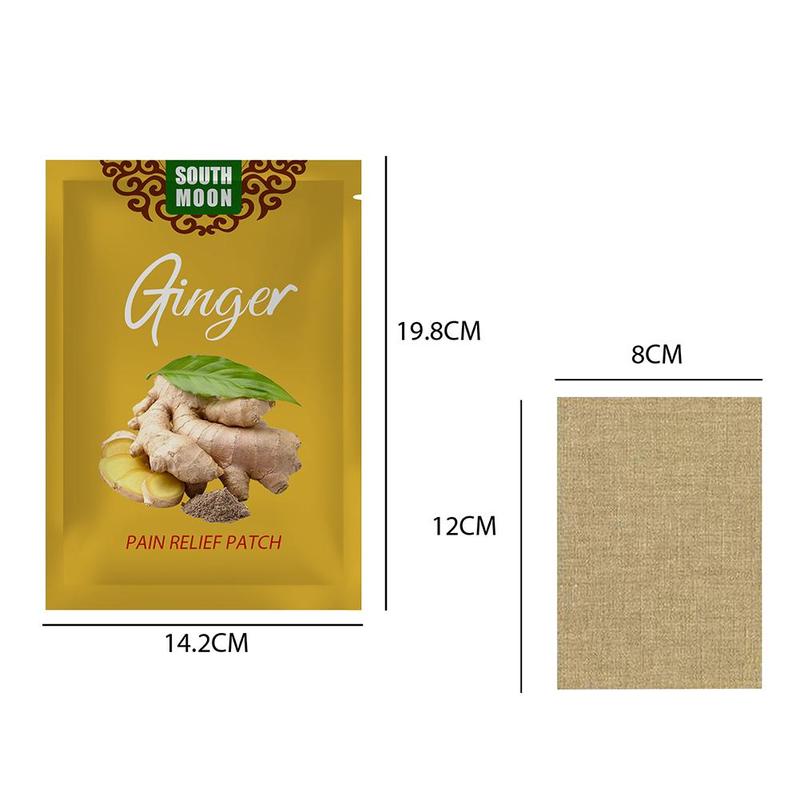 10pcs Herbal Ginger Patch Body Detox Neck Knee Pad Pain Relief Health Care