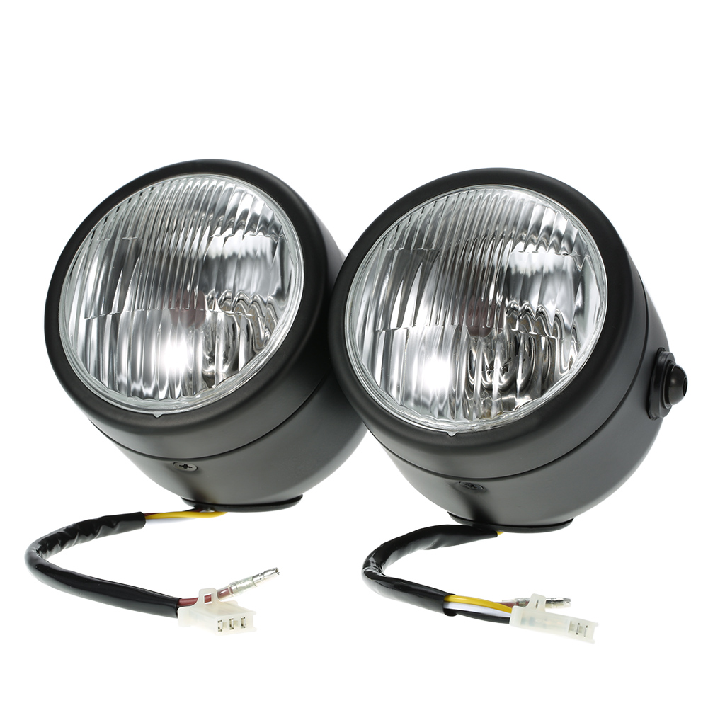H4 12V 35W 4-inch Motorcycle Twin Headlight Front Lamp. 