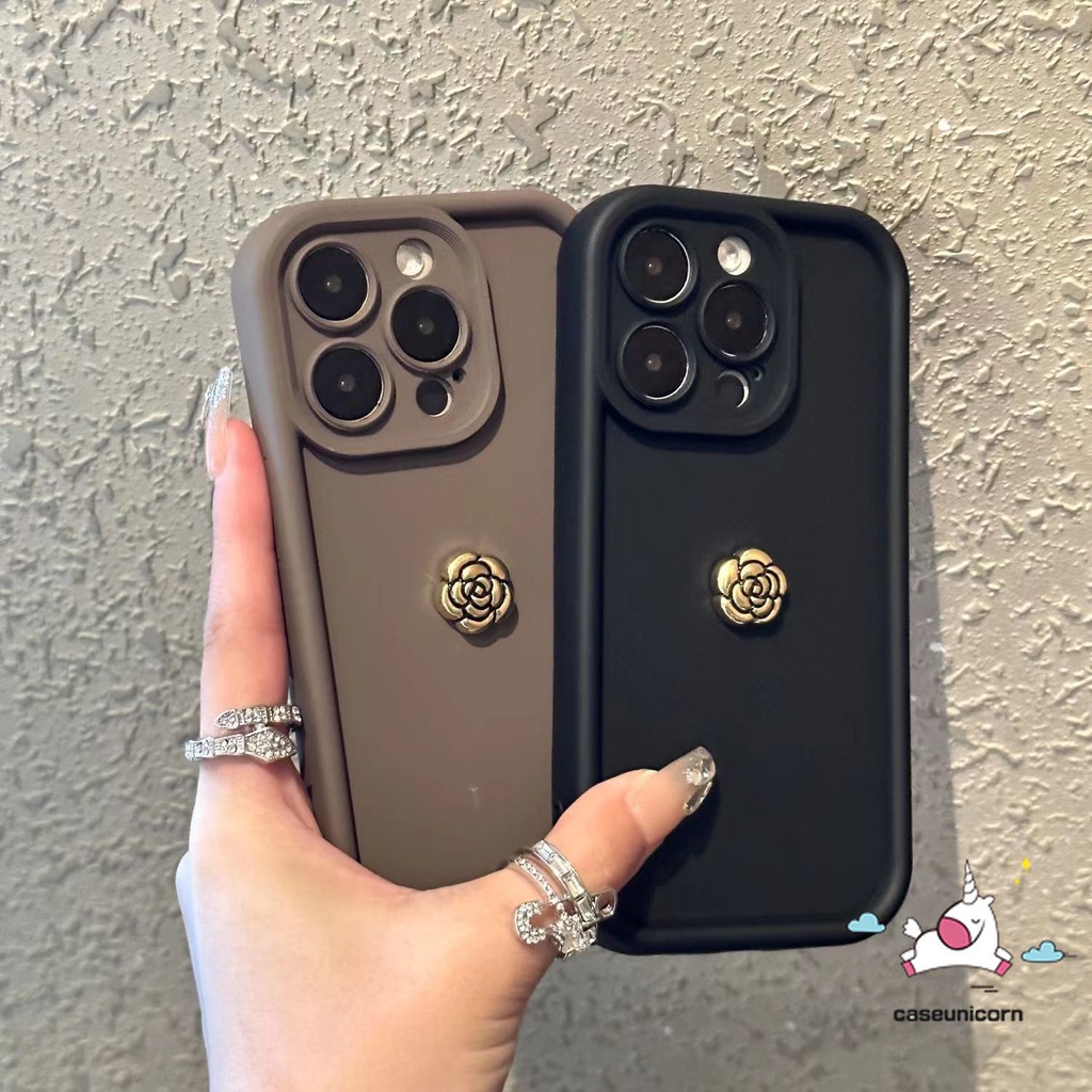 Solid Color Couples Angel Eyes Phone Case For Infinix Smart 7 Tecno Camon 20 Pro Spark Go 2023 10 10C Note 12 G96 30 Pro VIP Hot 30 30i Play Luxury Rose 3D Flower Simple Soft Cover. 