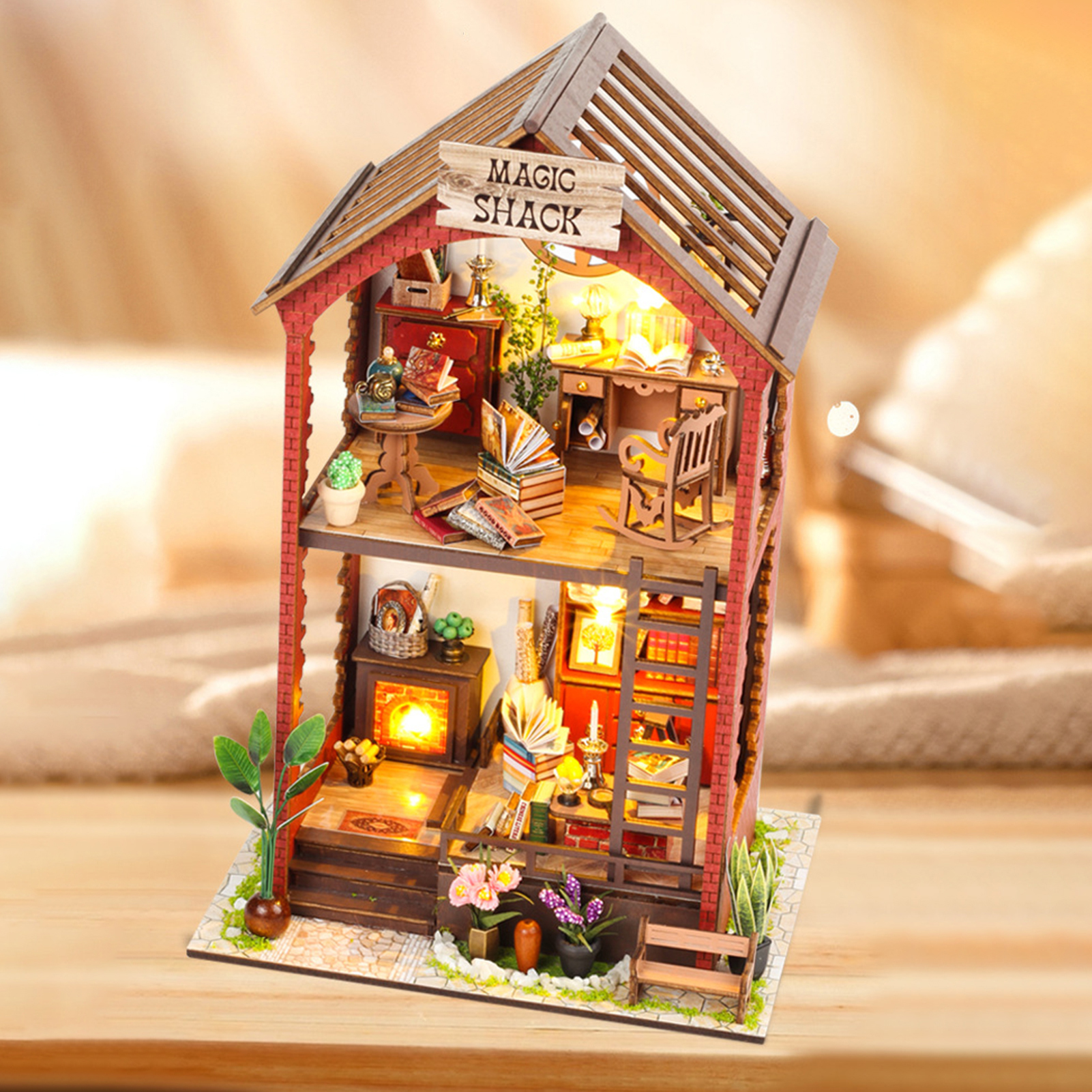 Diy Mini Dollhouse Set Beginner-friendly Dollhouse Kit. 