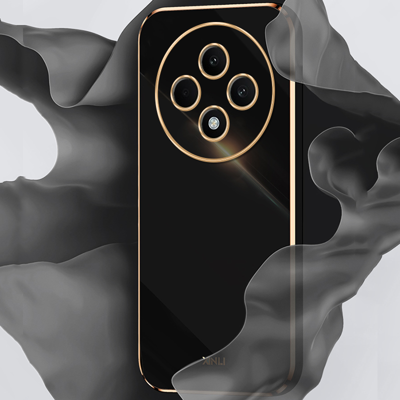 Tokifu For OPPO Reno 12F Case Luxury 6D Plating Soft Back Cover Silicone Phone Cases With Stand. 