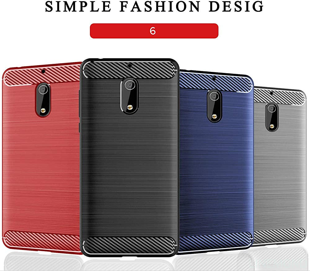Nokia 6 case, Soft Feeling Full Protective Anti-Scratchamp;Fingerprint + Scratch Resistant Fit Mobile Phone Case Cover for Nokia 6. 