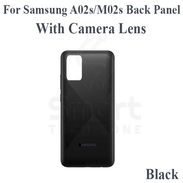 Samsung GalaxyA02s M02s Back Panel/Backshell/ Casing + With Camera Lens + Side Buttons With Logo-All Colors Available. 
