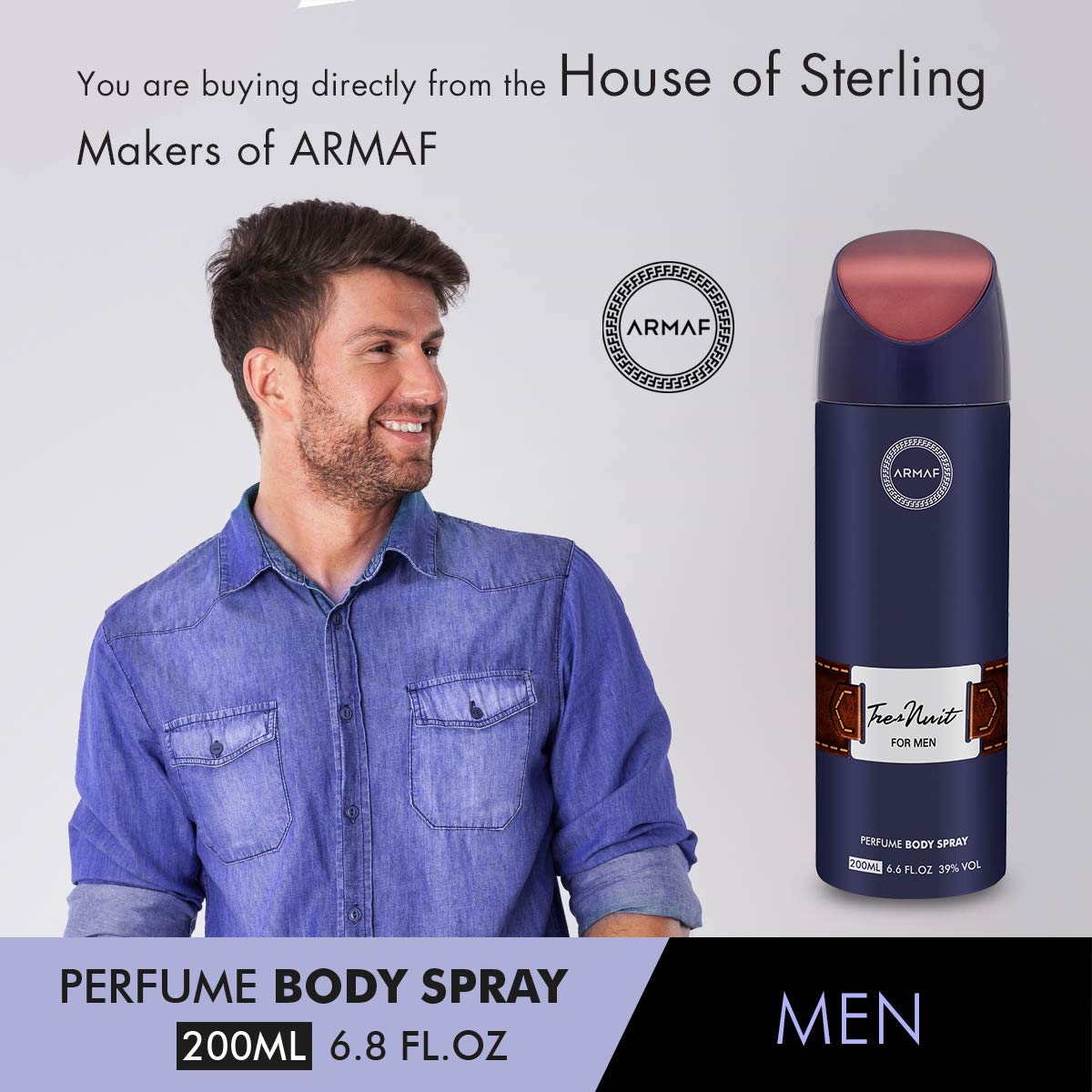 Buy ARMAF Tres Nuit Perfume Body Spray For Men, 200 ml Online at Low Prices  in India - Amazon.in