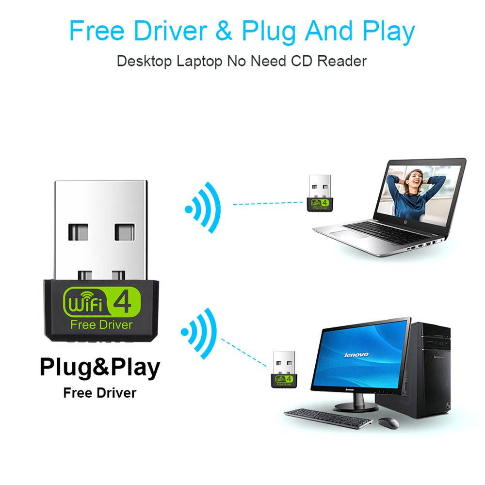 RTL 8188 układu Wifi USB odbiornik 150 mb/s bezprzewodowy dostęp do internetu Adapter do USB do komputera Ethernet Adapter WiFi 2.4G bezprzewodowy karta sieciowa darmo sterownik. 