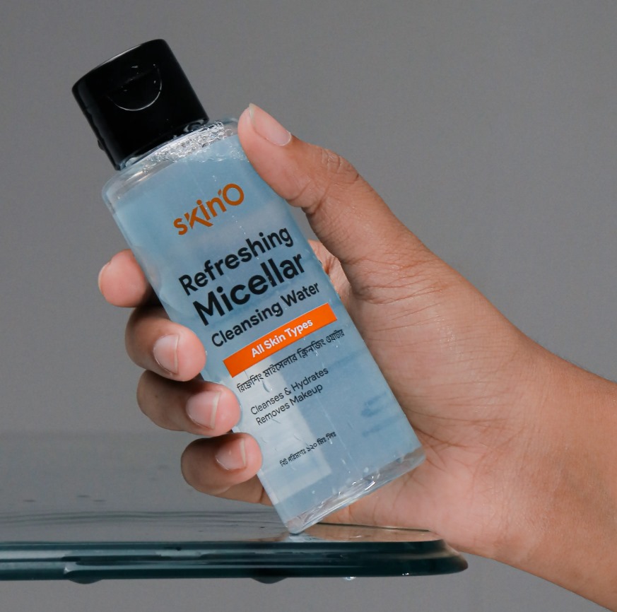 skinO Refreshing Micellar Cleansing Water - 100ml to all skin type. 