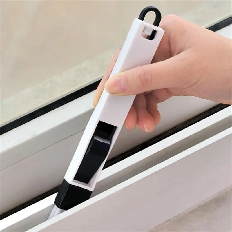 Multipurpose Window Door Keyboard Cleaning Brush Cleaner+Dustpan 2 In 1 Tool. 