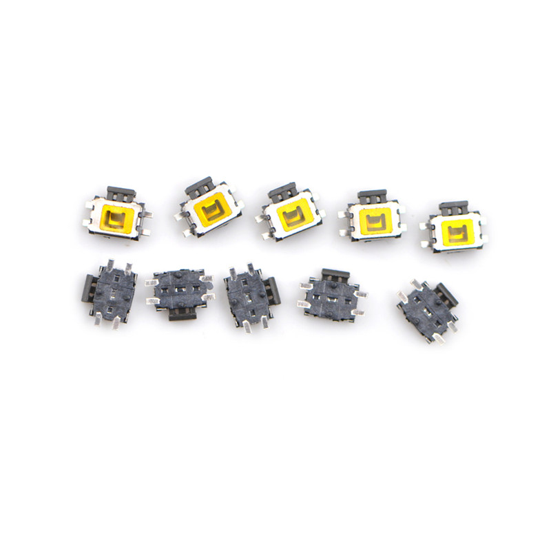 10pcs YD-3414 4Pin SMD Turtle type Tact Power Side Switch Button Encounter. 