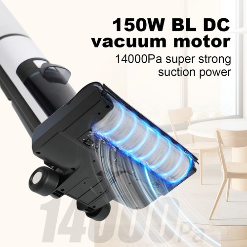 Liectroux i7 Pro Cordless Wet Dry Vacuum Cleaner, 14000Pa Suction, Self-Cleaning, Self-Drying, 600ml Clean Water Tank, 35 Mins Runtime, LED Display, Voice Control, Low Noise. 