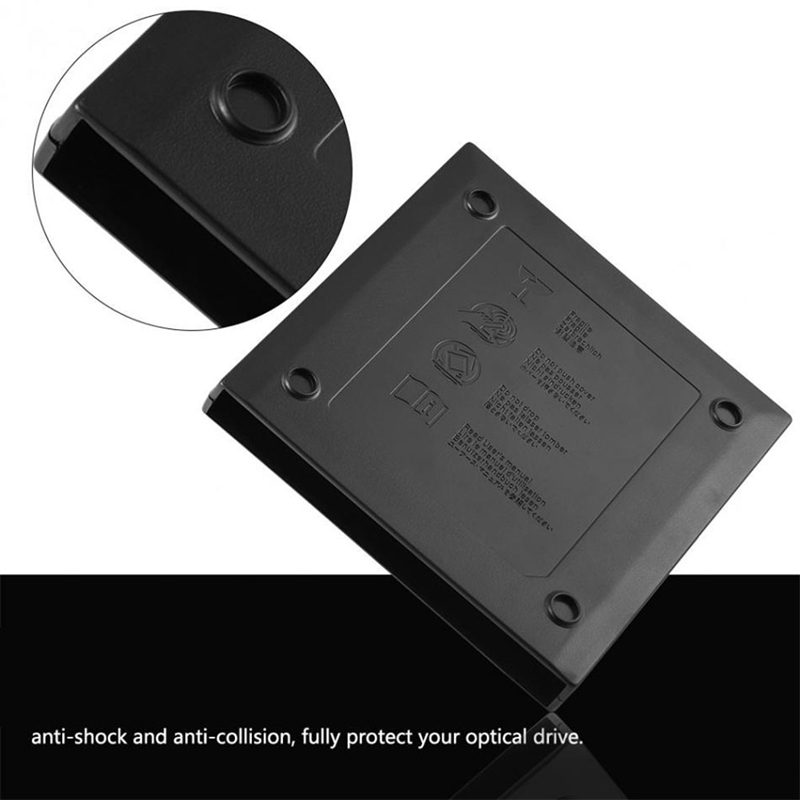 12.7mm External DVD Enclosure USB 2.0 External DVD/CD-ROM Case for Laptop Desktop PC Optical Disk Drive SATA to SATA. 
