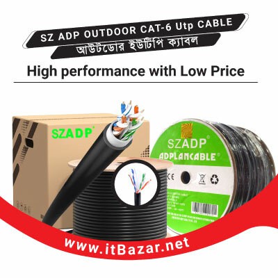 Outdoor CAT6 UTP INTARNET LAN Cable 10/20/30/40/50/60/70/80/90/100/200/300 Metar Random Colour. 