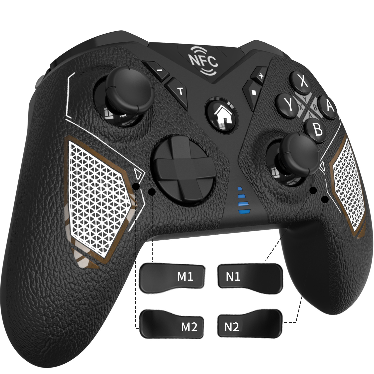 Wireless Gamepads Bluetooth Controller Remote Gaming Control for Nintendo Switch Smart Mobile Phone iOS Android PC TV Steam. 