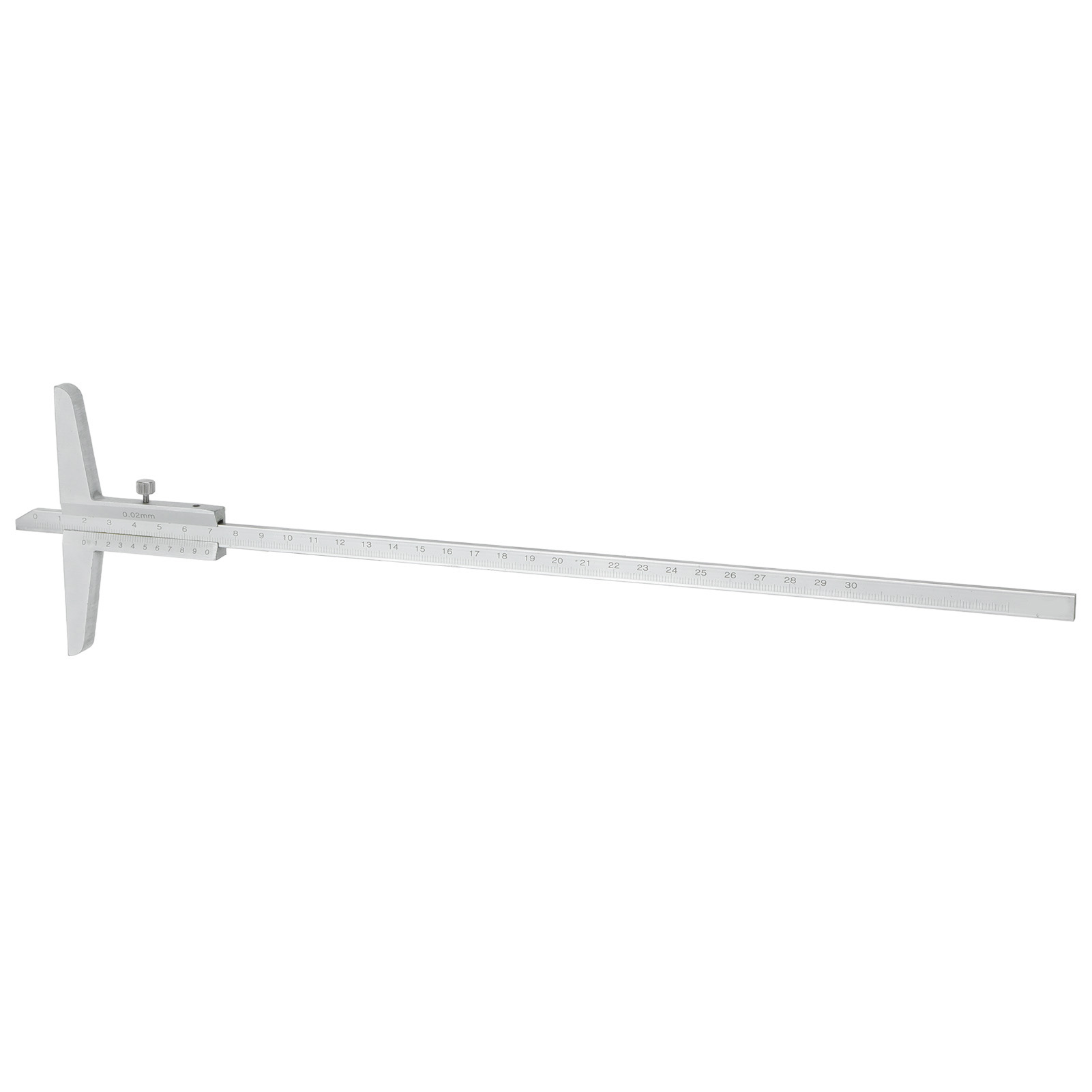 Depth Caliper, Depth Gauge Metric Measuring 0-300mm Range for Outside for Step for Inside for Engineer. 