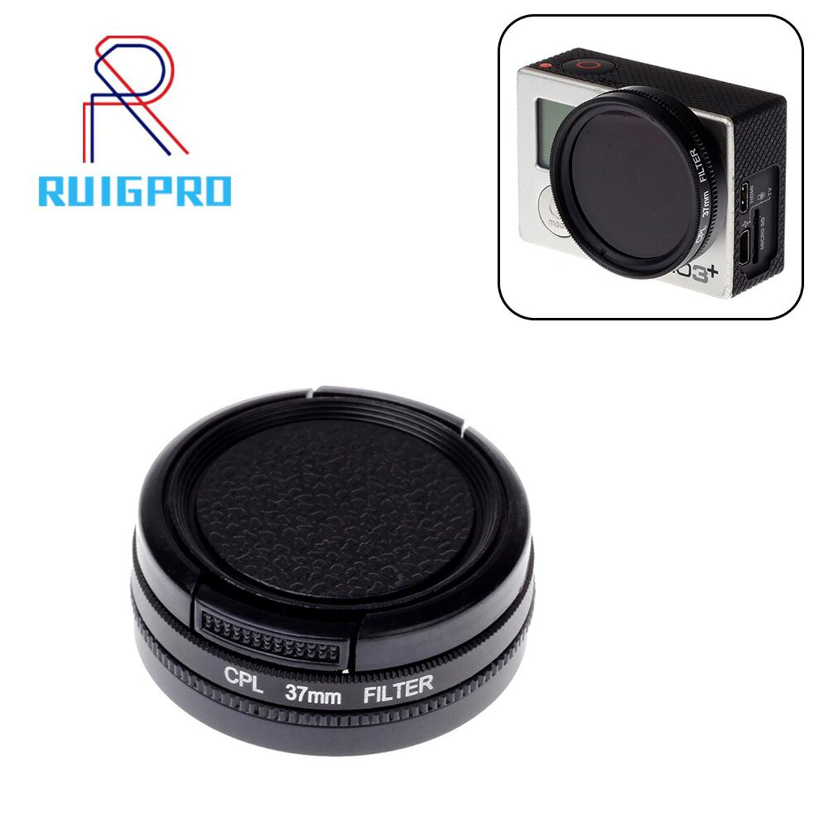 【VisioN Shop】RP 37mm Split Filter for Gopro Hero 3+ Action Camera with Lens Go pro Accessories