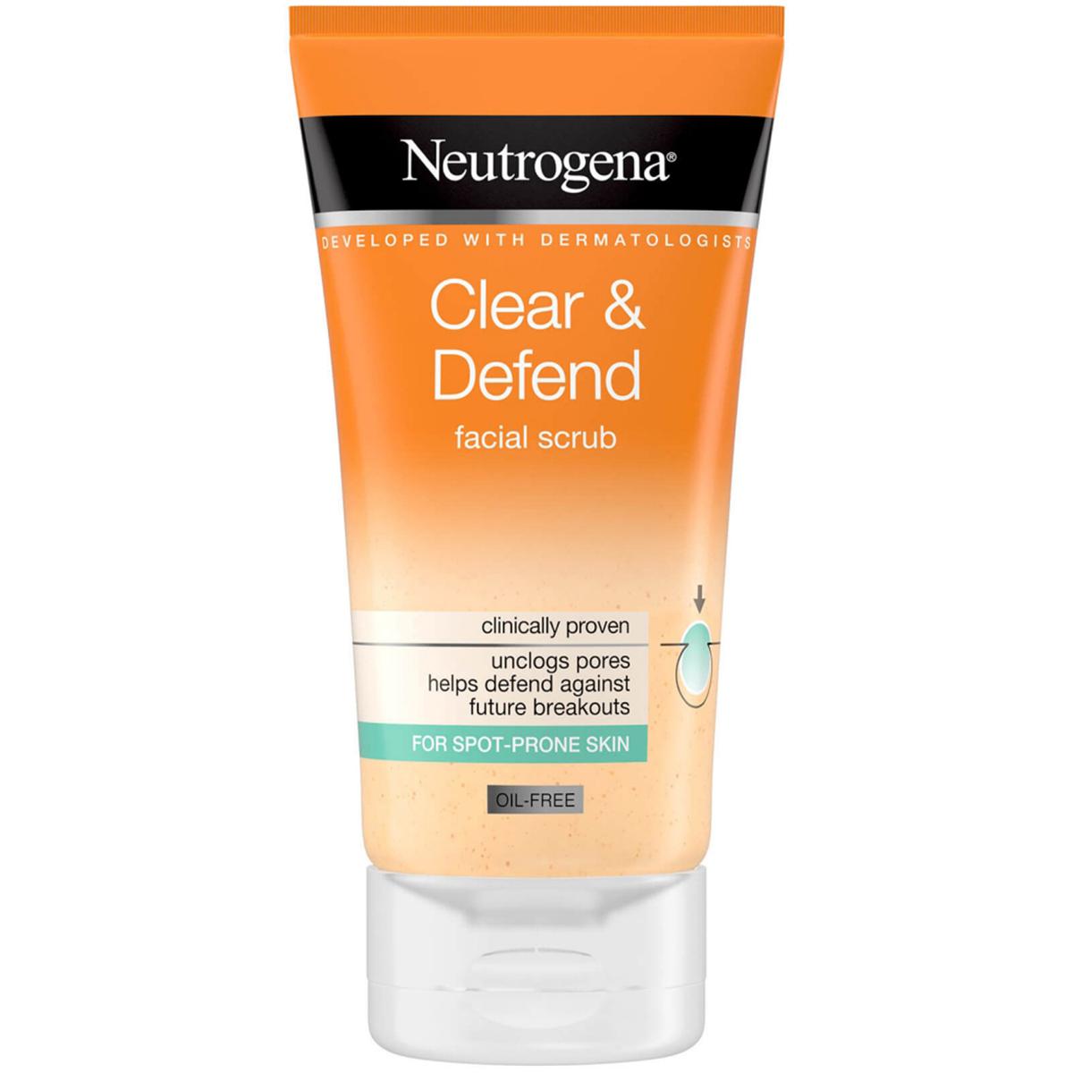 Neutrogena Clear & Defend Facial Scrub,150ml