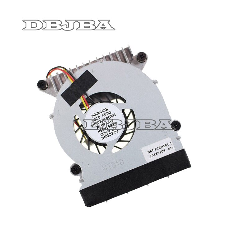 【happy one】Laptop Cooling For FOXCONN AJBOX-N NT330i NT535 NT510 NT410 NT425 NT435 NT-A3700 CPU fan with heatsink. 