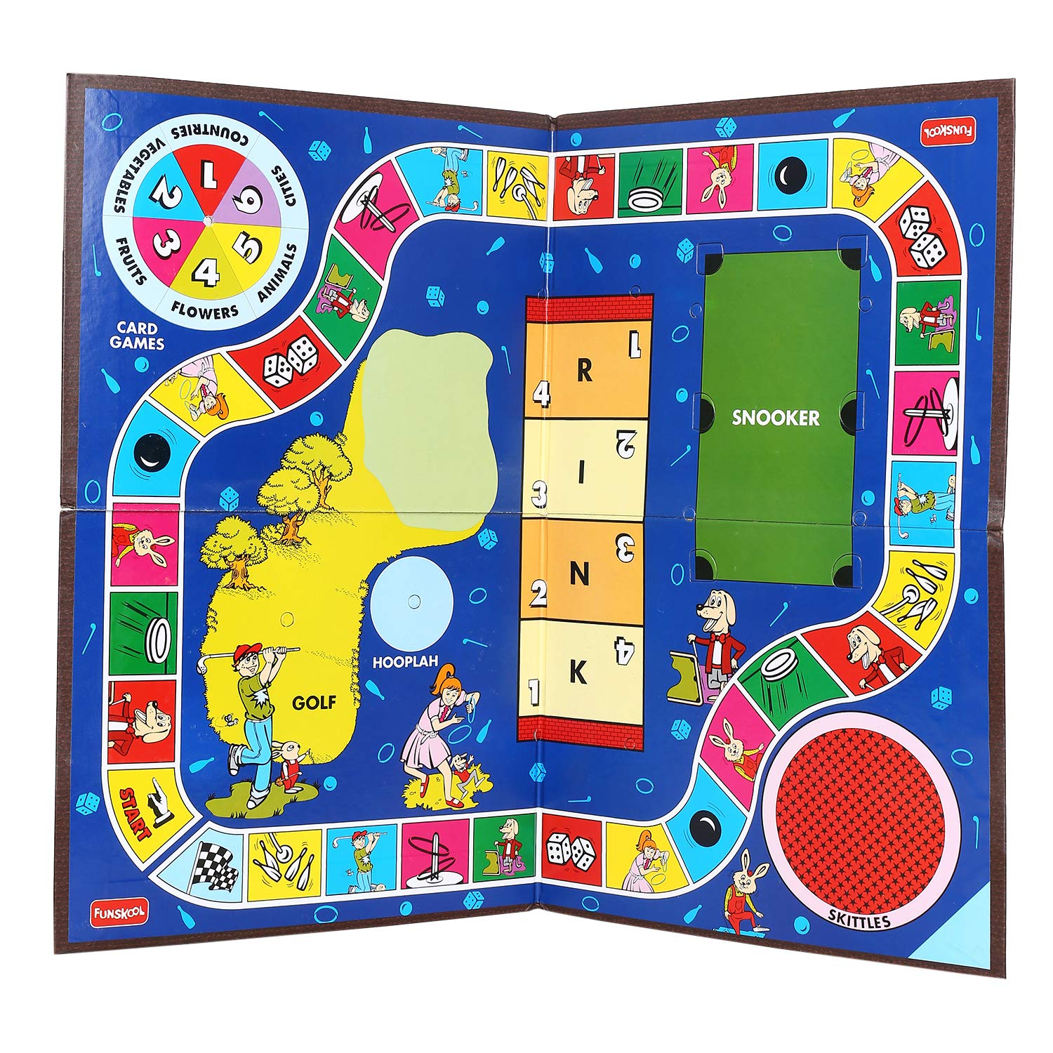 Funskool Game of Games Board Game Multiplayer Indoor Games A collection of 14 Games. 