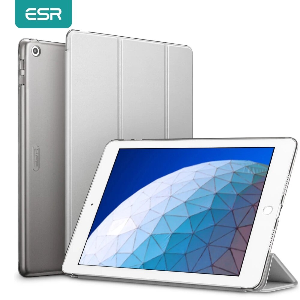 ESR for iPad Air 3 Case 2019 Yippee Trifold Smart Case Auto Sleep/Wake Lightweight Stand Case Hard Back Cover for iPad Air 3rd. 
