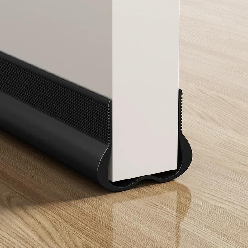 New PVC Flexible Door Bottom Sealing Strip Under Door Draft Stopper Sealing Strip OundProof Gasket Weatherstrip Draft Guard. 