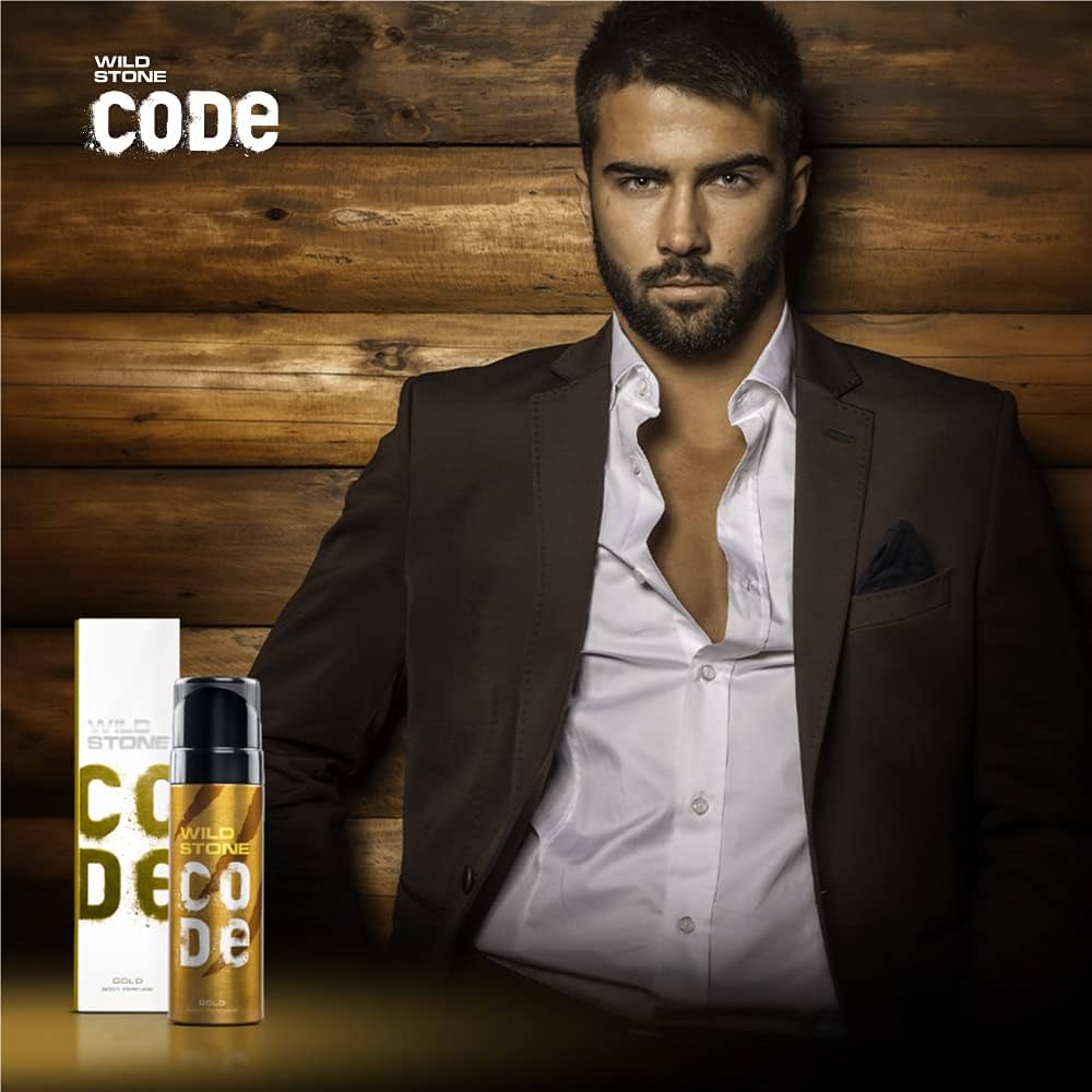 Wild Stone Code Gold Body Perfume 120ml. 