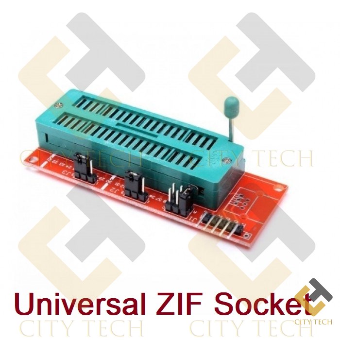 Universal ZIF Socket Breakout Board Circuit Adapters 2.54mm Pitch 40 Pins ZIF Socket Adaptor For Electric Fittings Universal IC Test And Program. 
