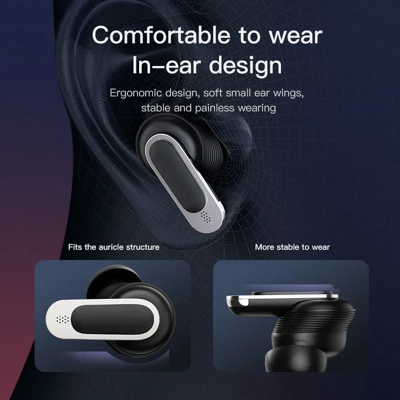 Xiaomi TWS V8 ANC+ENC Earphone True Wireless Bluetooth Noise Cancelling Headphone In Ear Touch Screen Headset With Mic Earbuds. 