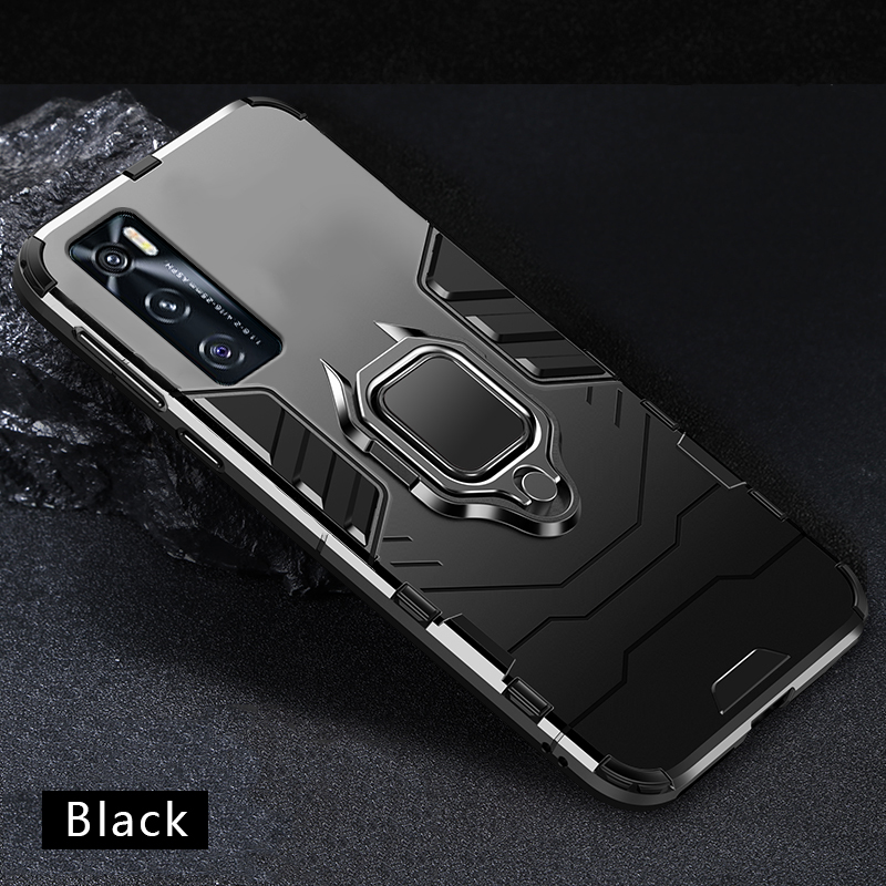 【3C VictoryEagle】Biruiqu for Vivo V20 se soft pc shockproof slim case cover with leg