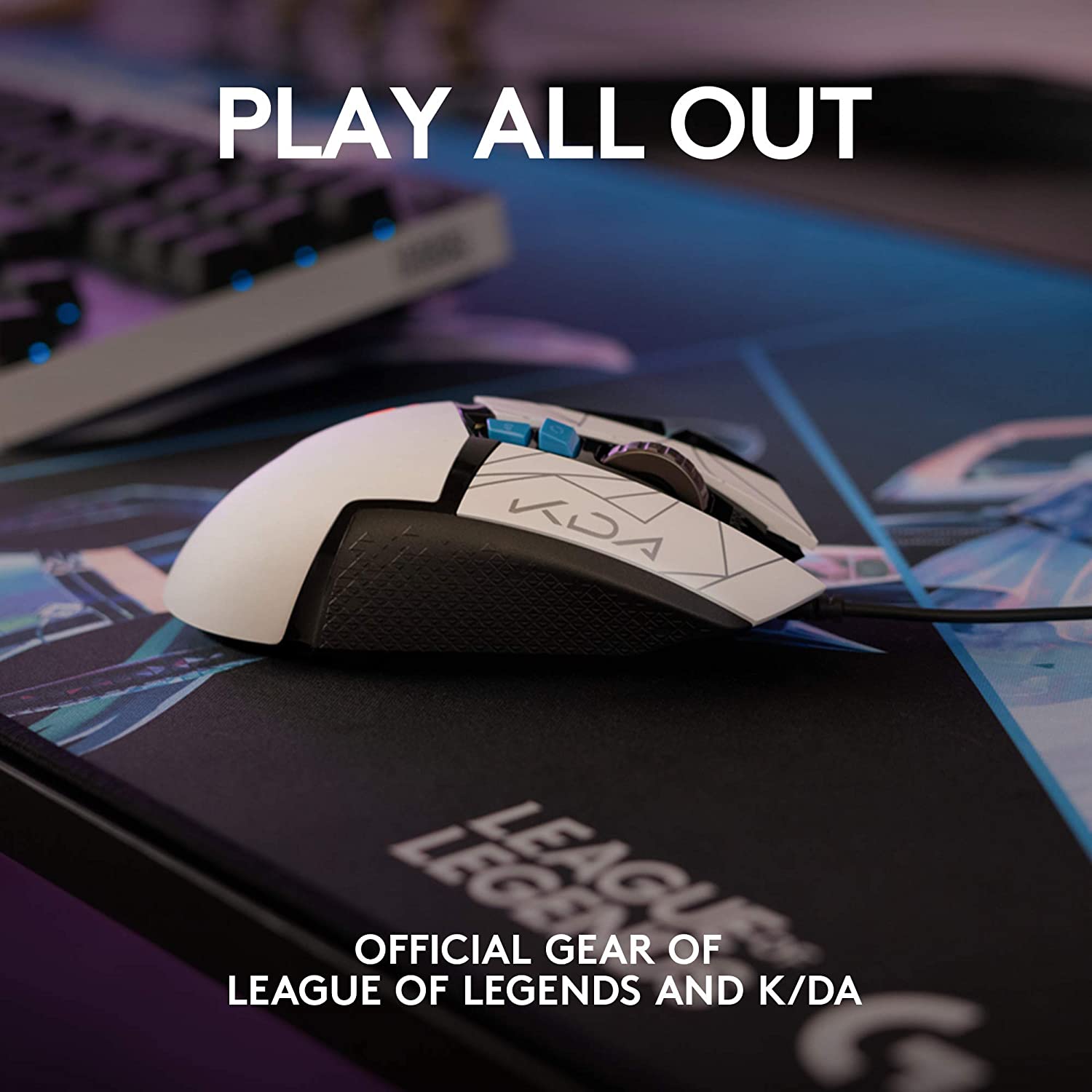 G502 HERO KDA LIGHTSYNC RGB Gaming Mouse USB Wired Mice 25600 DPI Adjustable Programming Mice for Mouse Gamer. 