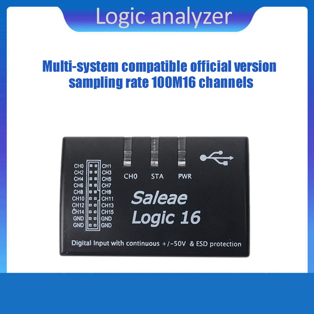 1 Set Logic Analyzer Logic Analyzer Plastic Case Saleae USB Saleae16 Plastic Case for ARM FPGA DSLogic. 