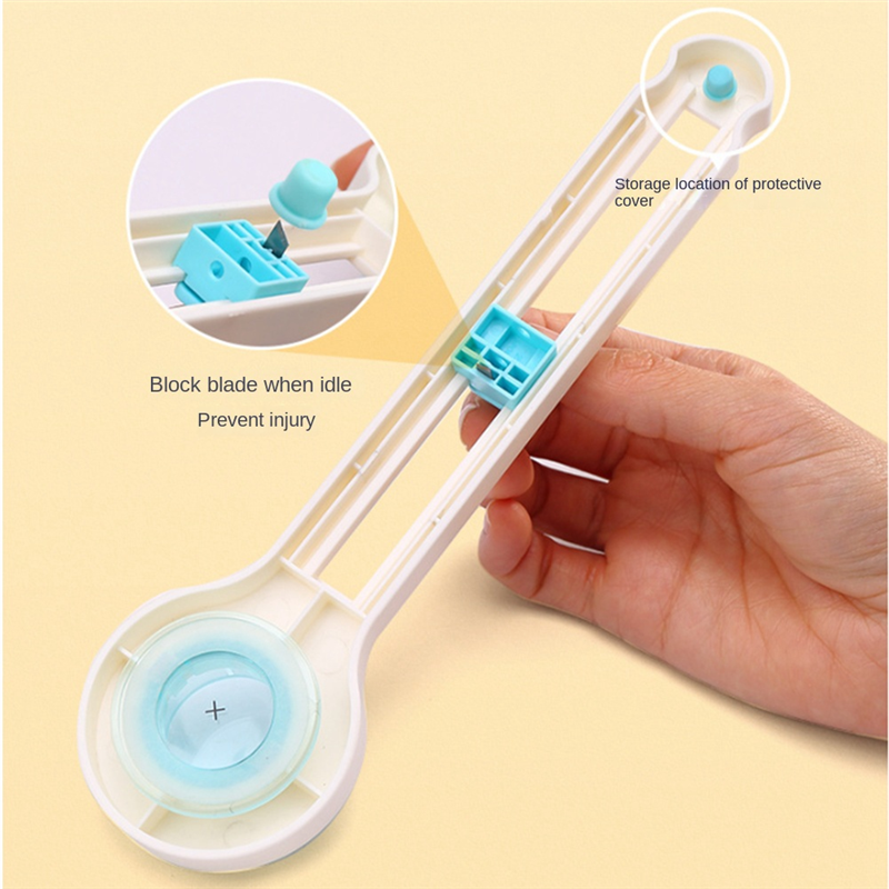 Round Cutting Knife DIY Compass Circle Cutter 360 Adjustable Circular Paper Scrapbooking Cutters. 