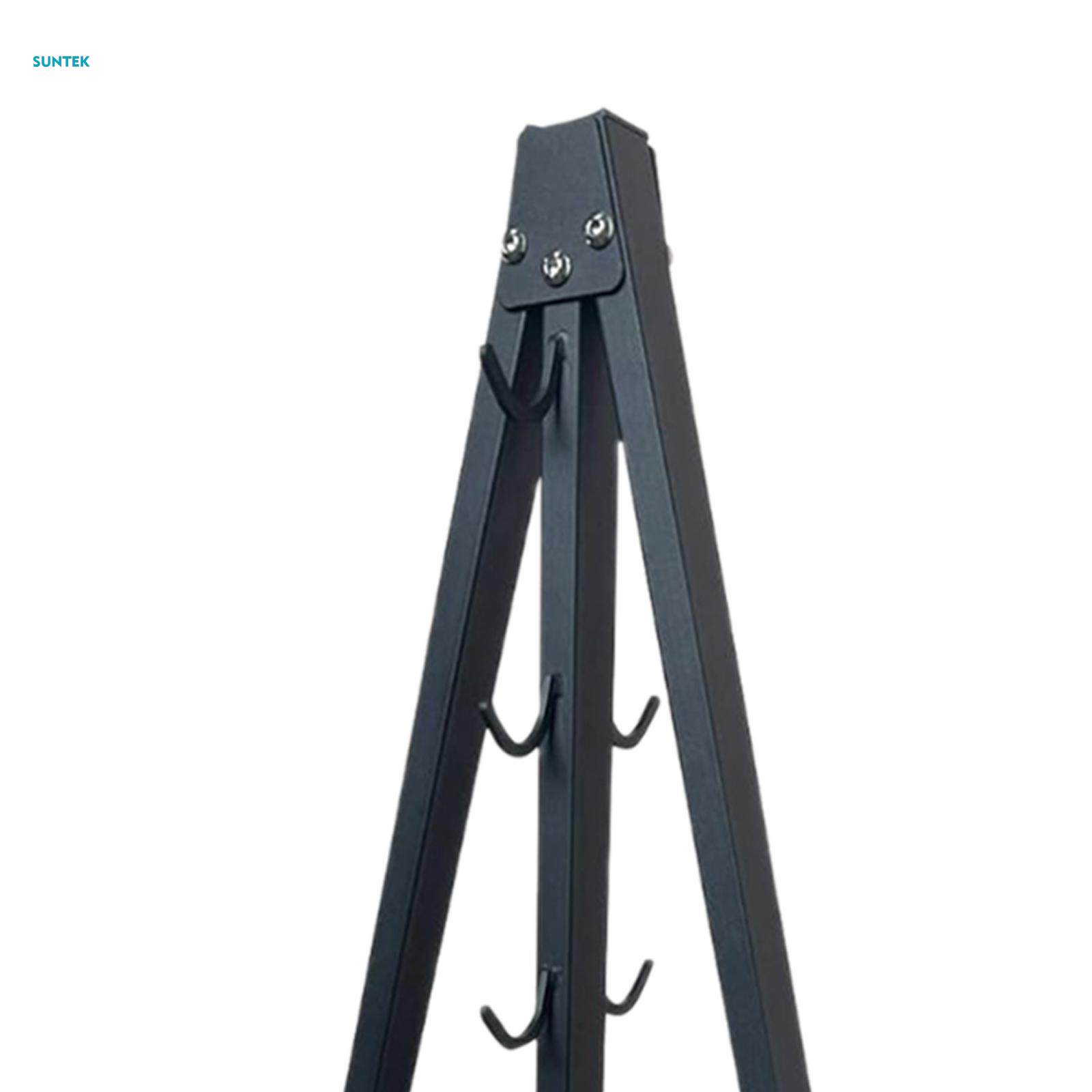 Pull Down Bar Storage Rack Triangle Stand Accessory for Home Gym Outdoor. 