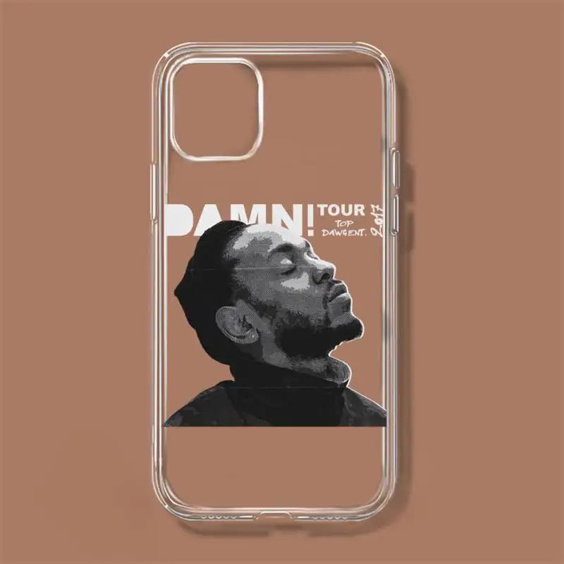Kendrick Lamar Phone Case For iPhone 11 12 Mini 13 1happy4 Pro XS Max X 8 7 6s Plus 5 SE XR Transparent Shell. 