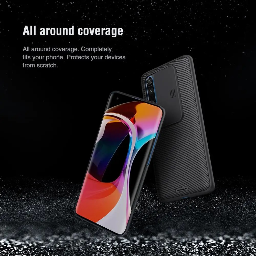 Nillkin for Xiaomi Mi 10 Pro Case Camshield Cover Slide Camera Protection PC Slim Phone Case for Xiaomi Mi10 Mi 10 Pro Lens Case. 