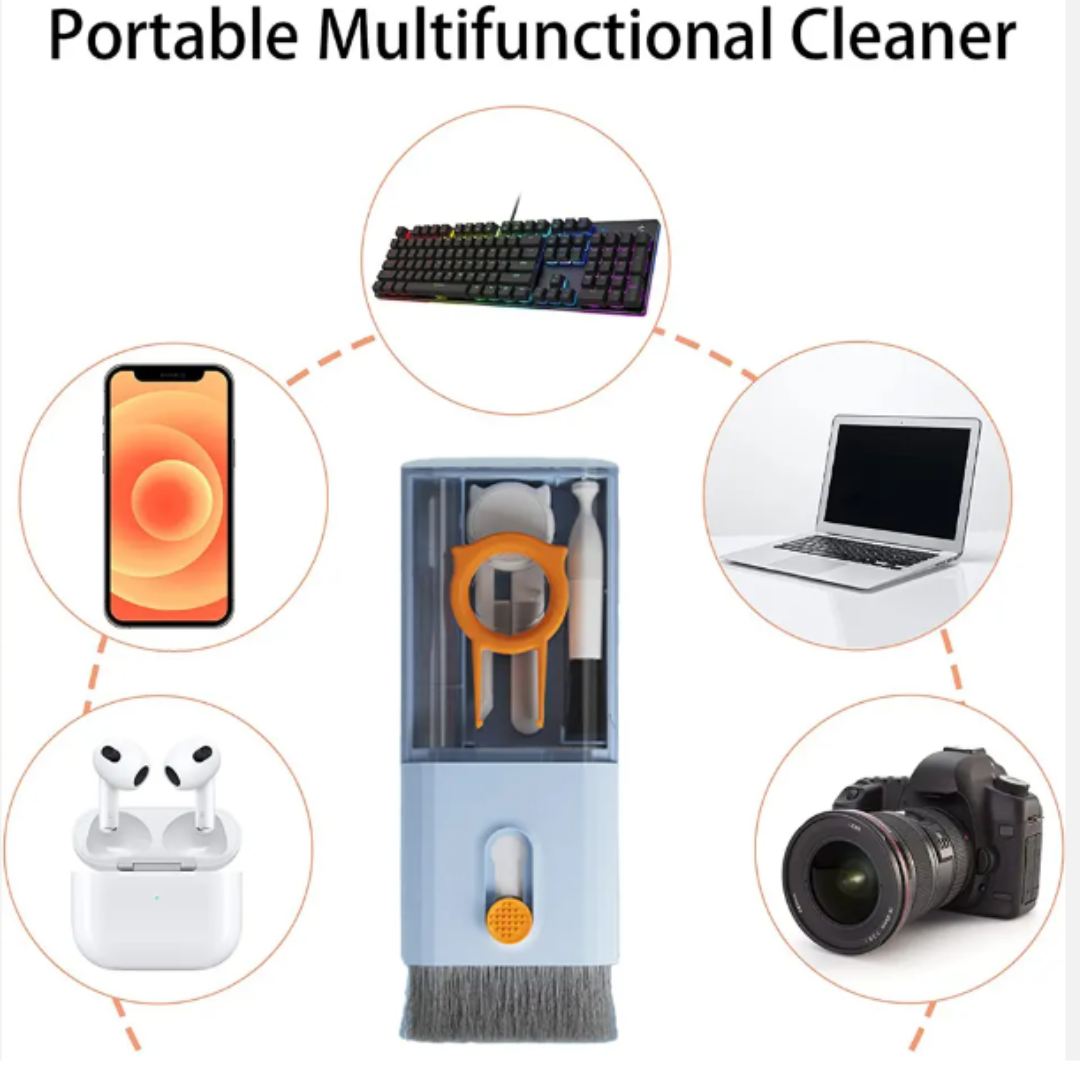 Computer Keyboard Cleaner Brush Kit Earphone Cleaning Pen For Headset Keyboard Cleaning Tools Cleaner Keycap Puller Kit. 