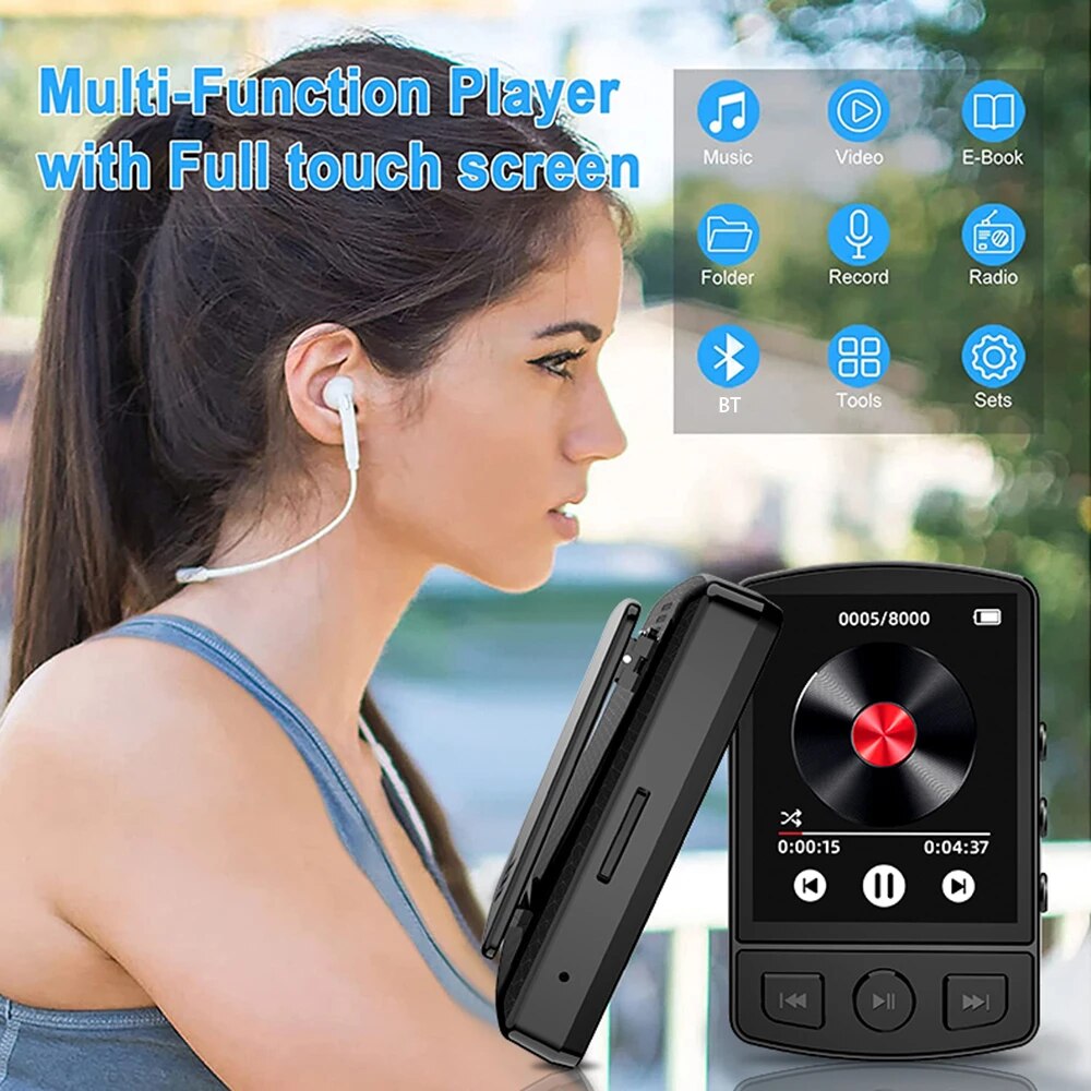 New MP3 Player Clip Mini Walkman Student Portable Sport Music Player MP4 Player With FM Radio Speaker E-Book Recorder Mp3 плееры. 